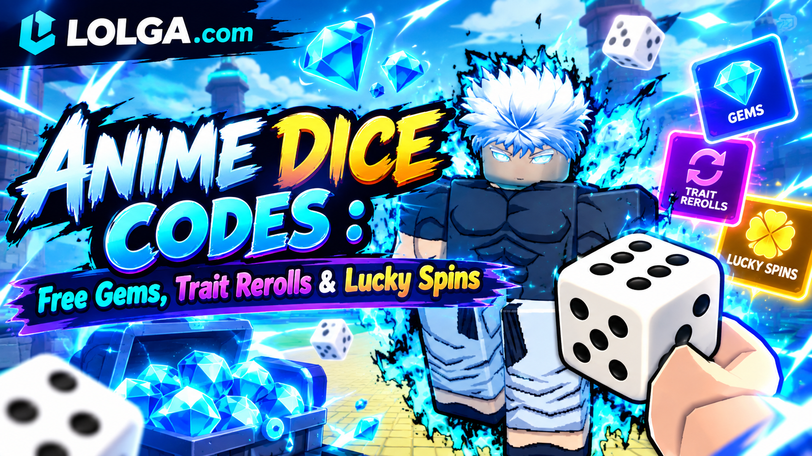 Anime Dice Codes (September 2026): Free Gems, Trait Rerolls & Lucky Spins